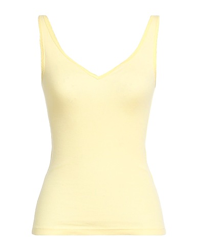 TRUE RELIGION Top Yellow 85% Cotton, 9% Viscose, 6% Elastane