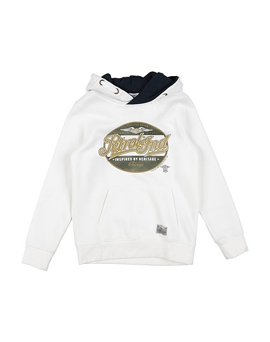 PETROL INDUSTRIES Co. Sweatshirt White 60% Cotton, 40% Polyester