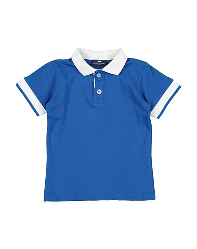 MANUELL & FRANK Polo shirt BLU 100% Cotton