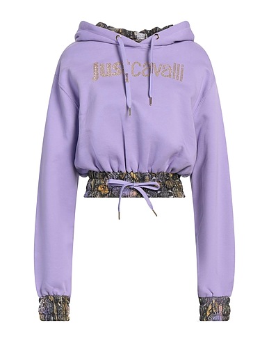 JUST CAVALLI Hoodie Lila 100% Baumwolle
