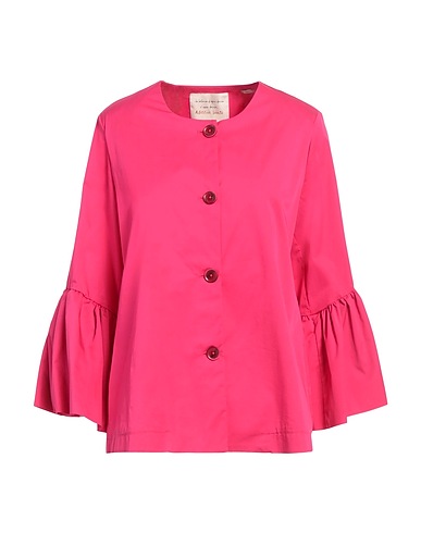 ALESSIA SANTI Solid colour shirts & blouses 60% Cotton, 36% Polyamide, 4% Elastane