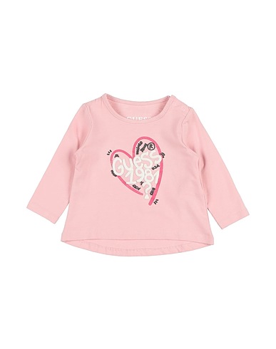 GUESS T-shirt Rosa 95% Cotone, 5% Elastan