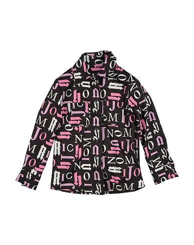 JOHN RICHMOND Patterned shirts & blouses NERO 93% Polyester, 7% Elastane