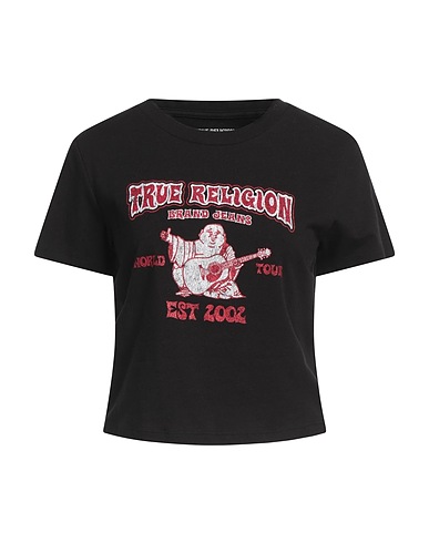 TRUE RELIGION T-shirt Nero 95% Cotone, 5% Elastan