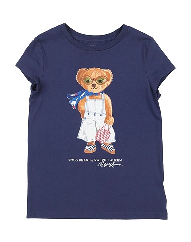 POLO RALPH LAUREN T-shirt POLO BEAR COTTON JERSEY TEE Navy 100% Cotton
