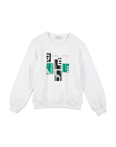 GAëLLE Paris Sweatshirt White 65% Cotton, 35% Polyester
