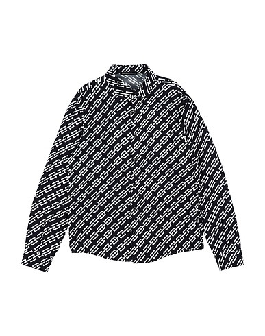 DANIELE ALESSANDRINI Patterned shirt 100% Viscose