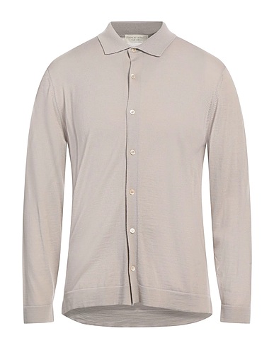 FILIPPO DE LAURENTIIS Cardigan Taupe 100% Super 120s Wool