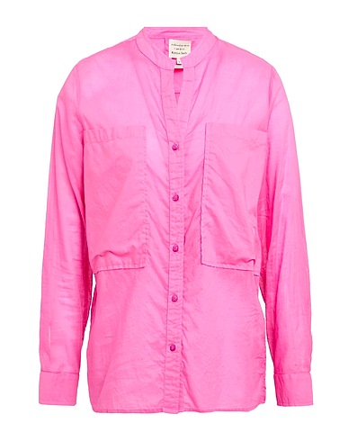 ALESSIA SANTI Hemden und Blusen einfarbig Fuchsia 100% Baumwolle