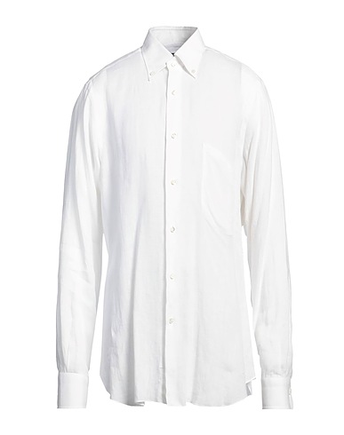 BARBA Napoli Linen shirt White 100% Linen