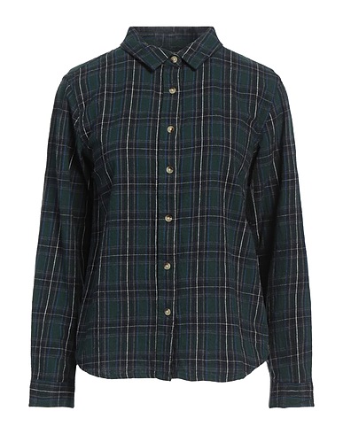 SCOUT Checked shirt Dark green 100% Cotton