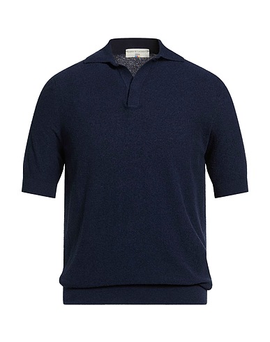 FILIPPO DE LAURENTIIS Polo shirt BLU NOTTE 65% Cotton, 35% Polyamide
