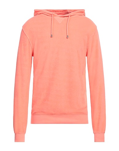 FILIPPO DE LAURENTIIS Hooded track jacket  Salmon pink 100% Cotton