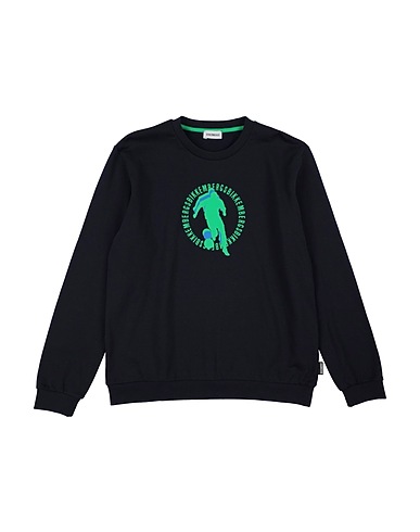 BIKKEMBERGS Sweatshirt Midnight blue 100% Cotton