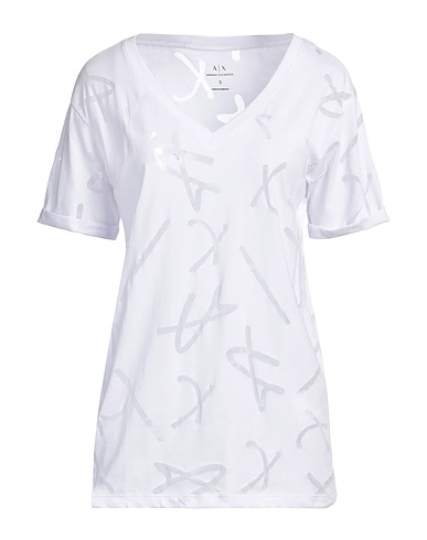 ARMANI EXCHANGE T-shirt White 60% Cotton, 40% Polyester