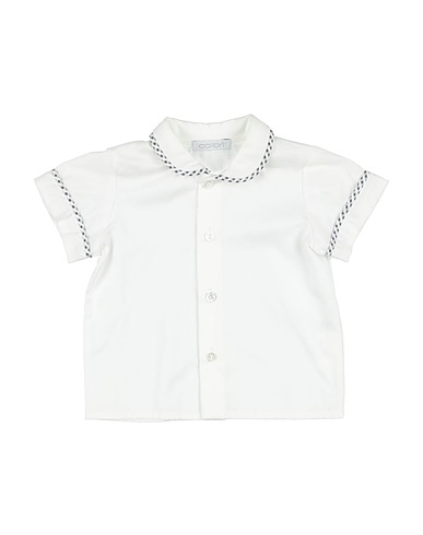 COLIBRI Patterned shirts & blouses White 100% Cotton