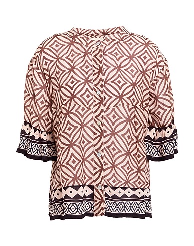 ALESSIA SANTI Patterned shirts & blouses Blush 70% Viloft®, 30% Silk