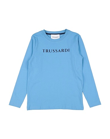 TRUSSARDI JUNIOR T-shirt Blu chiaro 100% Cotone