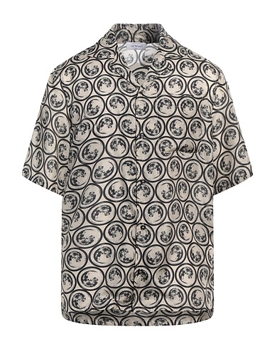 OFF-WHITE™ Patterned shirt Grey 100% Silk