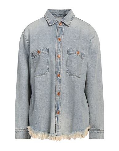 THE GREAT. Denim shirt 100% Cotton