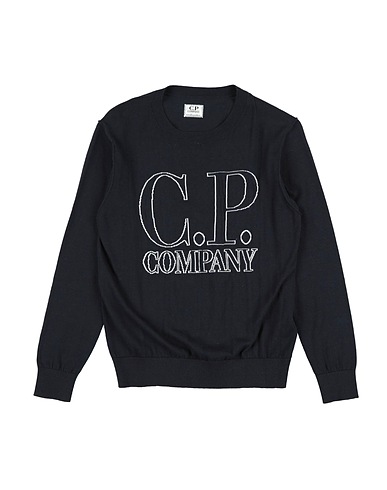 C.P. COMPANY UNDERSIXTEEN Jersey BLU NOTTE 100% Algodón