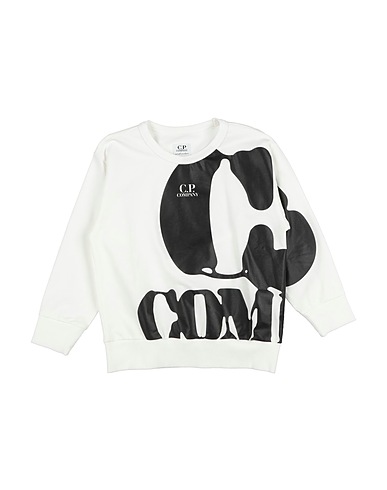 C.P. COMPANY UNDERSIXTEEN Sweatshirt White 100% Cotton, Elastane
