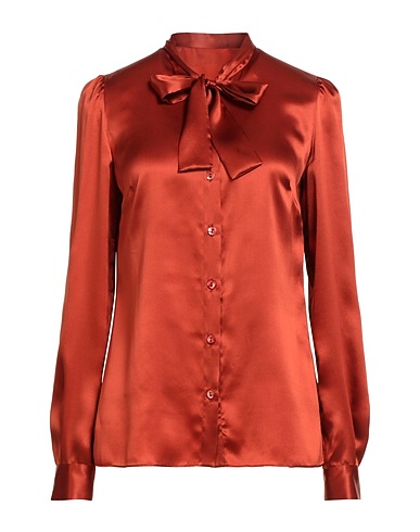 DOLCE&GABBANA Silk shirts & blouses Rust 100% Silk