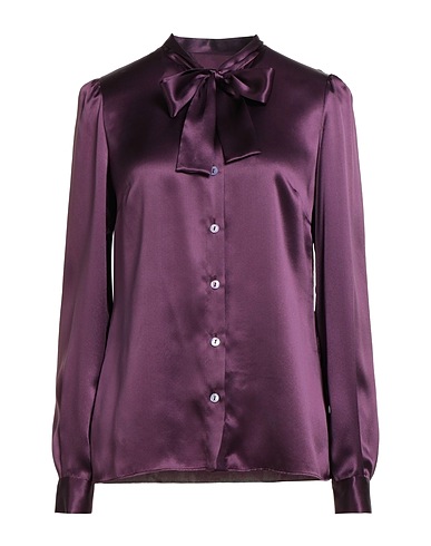 DOLCE&GABBANA Silk shirts & blouses Purple 100% Silk