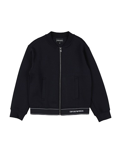 EMPORIO ARMANI Felpa Blu notte 76% Cotone, 18% Poliestere, 6% Elastan, Poliammide
