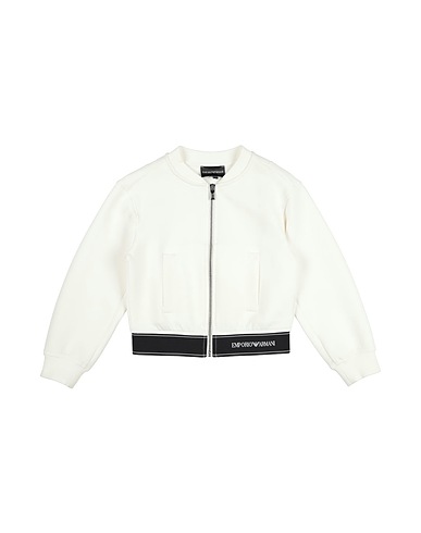 EMPORIO ARMANI Sweatshirt Weiß 76% Baumwolle, 18% Polyester, 6% Elastan, Polyamid