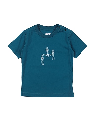 C.P. COMPANY UNDERSIXTEEN T-shirt VERDE PETROLIO 100% Cotton, Elastane