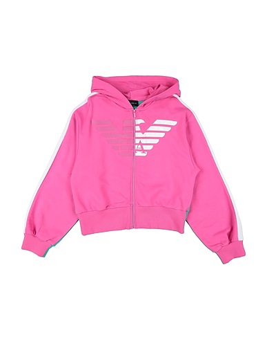 EMPORIO ARMANI Hooded track jacket 100% Cotton, Elastane