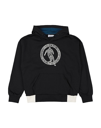 BIKKEMBERGS Hooded track jacket 100% Cotton