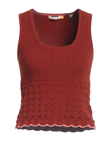 MAISON SCOTCH Top Brown 71% Cotton, 29% Nylon