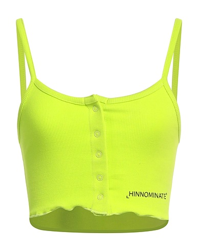 HINNOMINATE Top VERDE LIME 97% Cotone, 3% Elastan