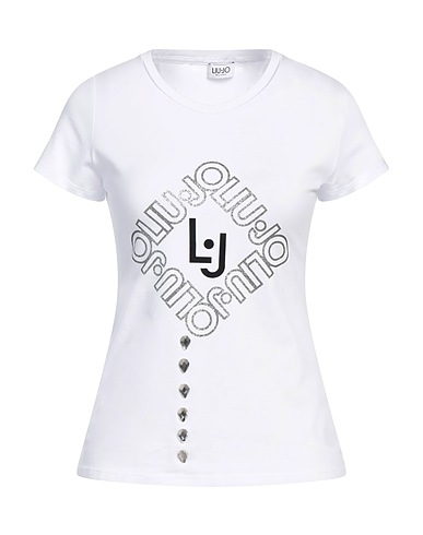 LIU •JO T-shirt White 96% Cotton, 4% Elastane