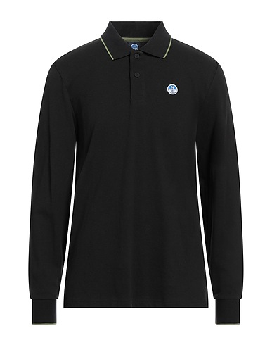 NORTH SAILS Polo shirt Black 100% Cotton