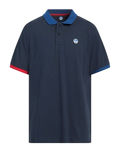 NORTH SAILS Polo shirt Navy blue 100% Cotton