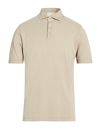 FILIPPO DE LAURENTIIS Polo shirt Sage green 100% Cotton