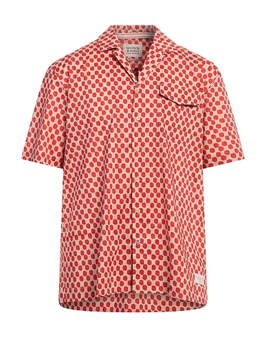 SCOTCH & SODA Patterned shirt Red 100% Cotton