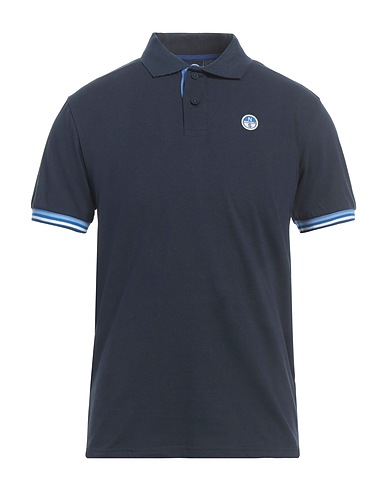 NORTH SAILS Polo shirt Midnight blue 95% Cotton, 5% Elastane