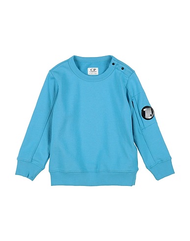 C.P. COMPANY UNDERSIXTEEN Sweatshirt Azurblau 100% Baumwolle, Elastan