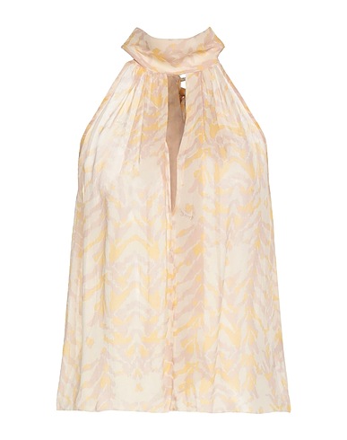 PATRIZIA PEPE Top Giallo pastello 100% Viscosa