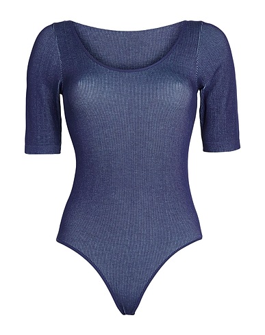GUESS TOPWEAR Blu notte 57% Rayon, 39% Nylon, 4% Elastan