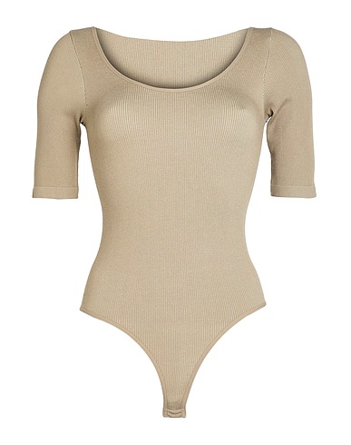 GUESS TOPWEAR Military green 57% Rayon, 39% Nylon, 4% Elastane