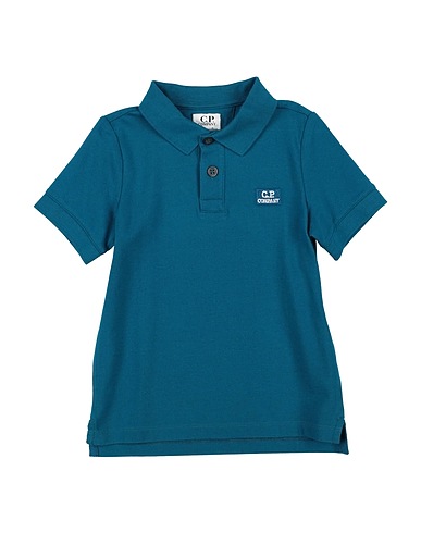 C.P. COMPANY UNDERSIXTEEN Polo Verde petrolio 95% Cotone, 5% Elastan
