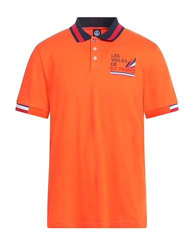 NORTH SAILS Polo shirt Orange 95% Cotton, 5% Elastane