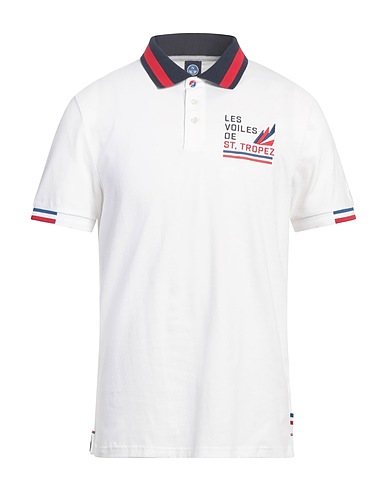 NORTH SAILS Polo shirt White 95% Cotton, 5% Elastane