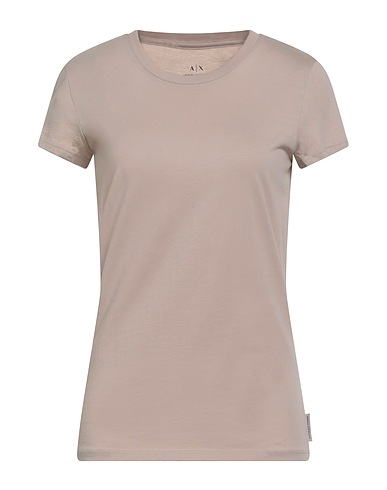 ARMANI EXCHANGE Basic T-Shirt Beige 100% Baumwolle
