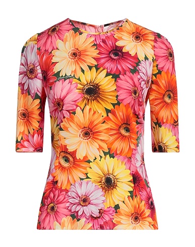 DOLCE&GABBANA Top Pink 89% Silk, 11% Elastane